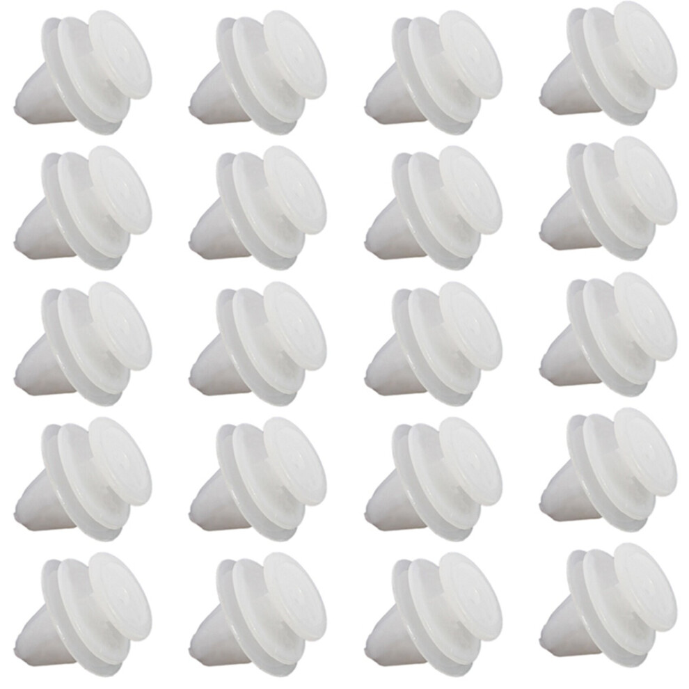 20X Car Door Panel Mounting Clips For 206 207 1007 307 White 4762103360134