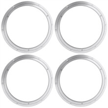 4X Aluminium Rotating Turntable Bearing Swivel Plate 12 Inch Silver