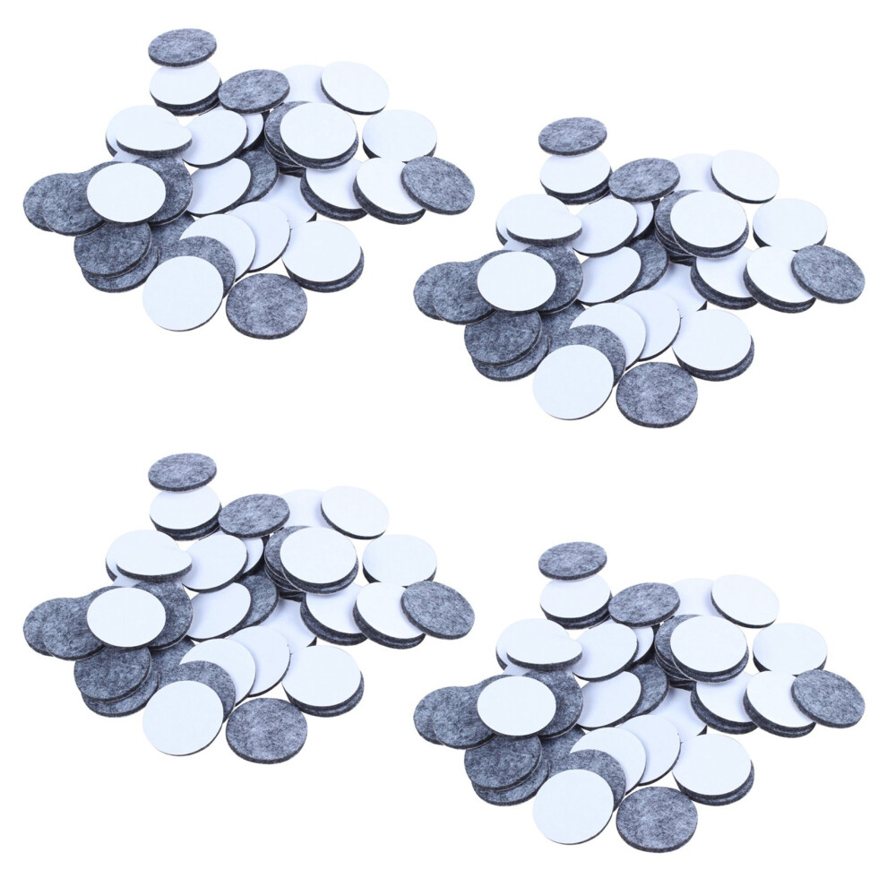 200Pcs Round Shaped Table Chair Furniture Leg Felt Mat Pad Gray-image-OPC-PBRJFPX-NEW