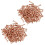 200 Pcs 5/64Inch x 25/64Inch Round Head Copper Solid Rivets Fasteners 1