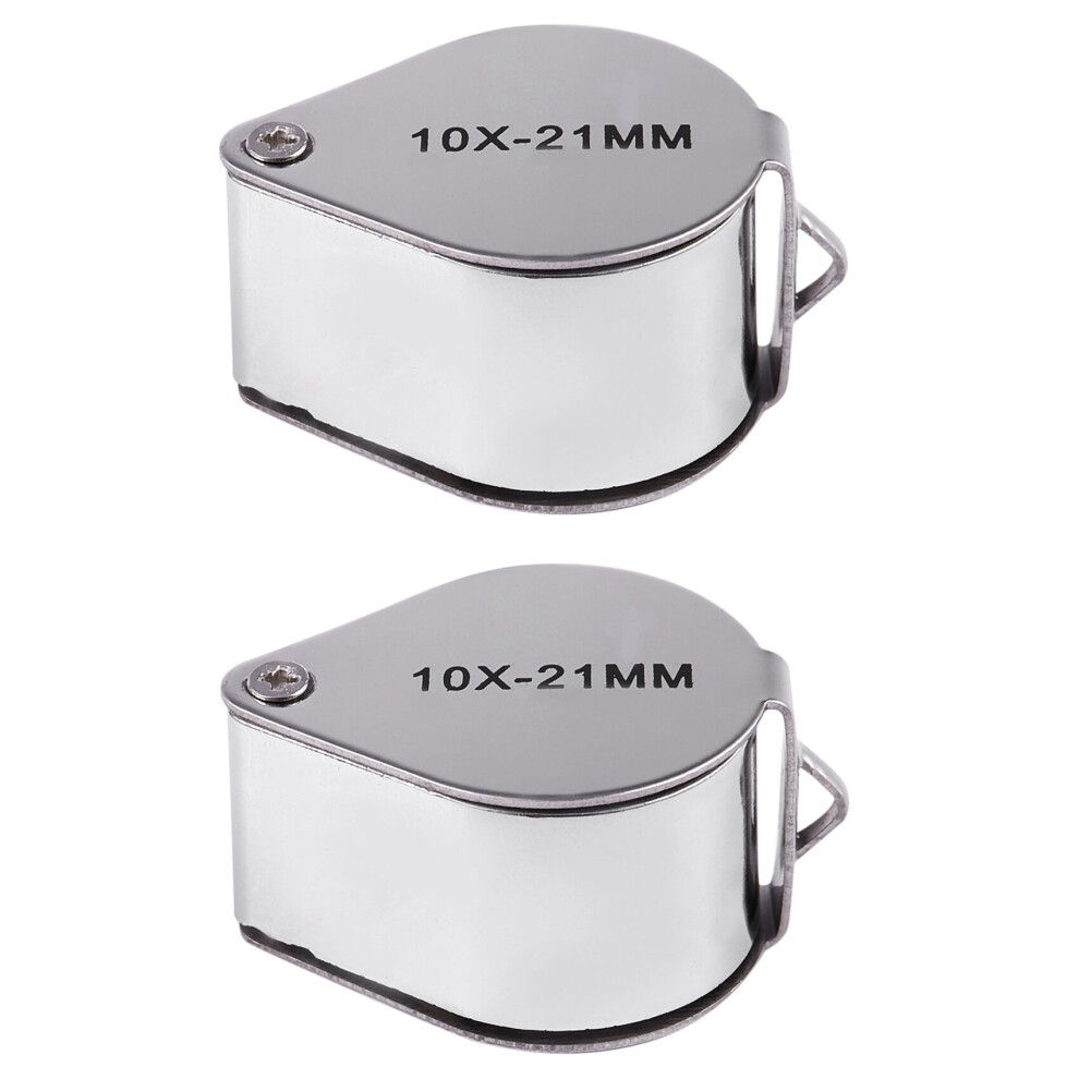 Tlily 2X Jewellers Jewelry Loupe Magnifier Eye Magnifying Glass 10X 21Mm
