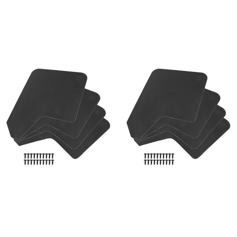 8Pcs Universal Mud Flaps For Car Pickup Van Truck Mudflaps Mudguards Splash Guards With Screw 4762103325737