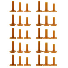 30 Piece Coffee Durable Tee Driving Range 60/ 70/ 80 mm