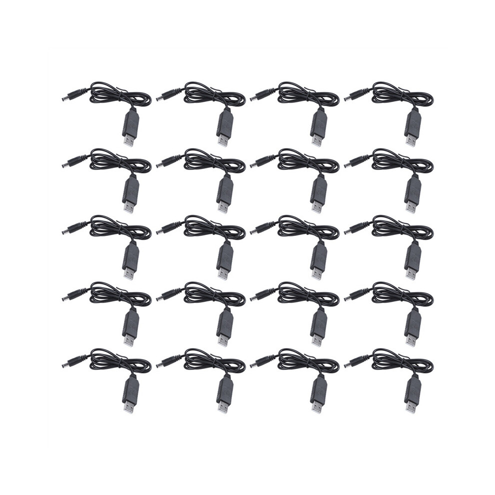 20X Usb Dc 5V To Dc 12V 2.1Mm X 5.5Mm Module Converter Dc Barrel Male Connector Power Cable Plug,Usb To Dc Cable 4762103374346