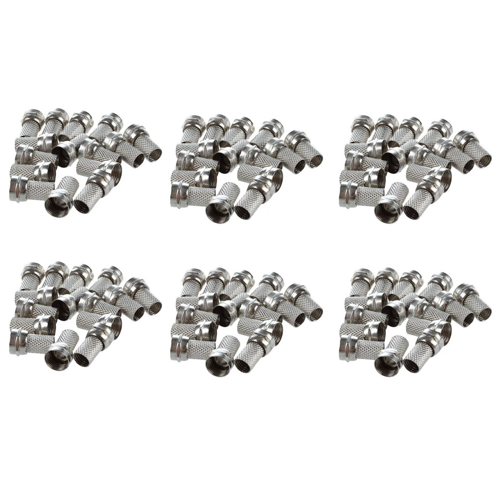 Photos - Cable (video, audio, USB) 90 Pcs RG6 F-Type Twist-on Coax Coaxial Cable RF Connector Male for CCTV Camera