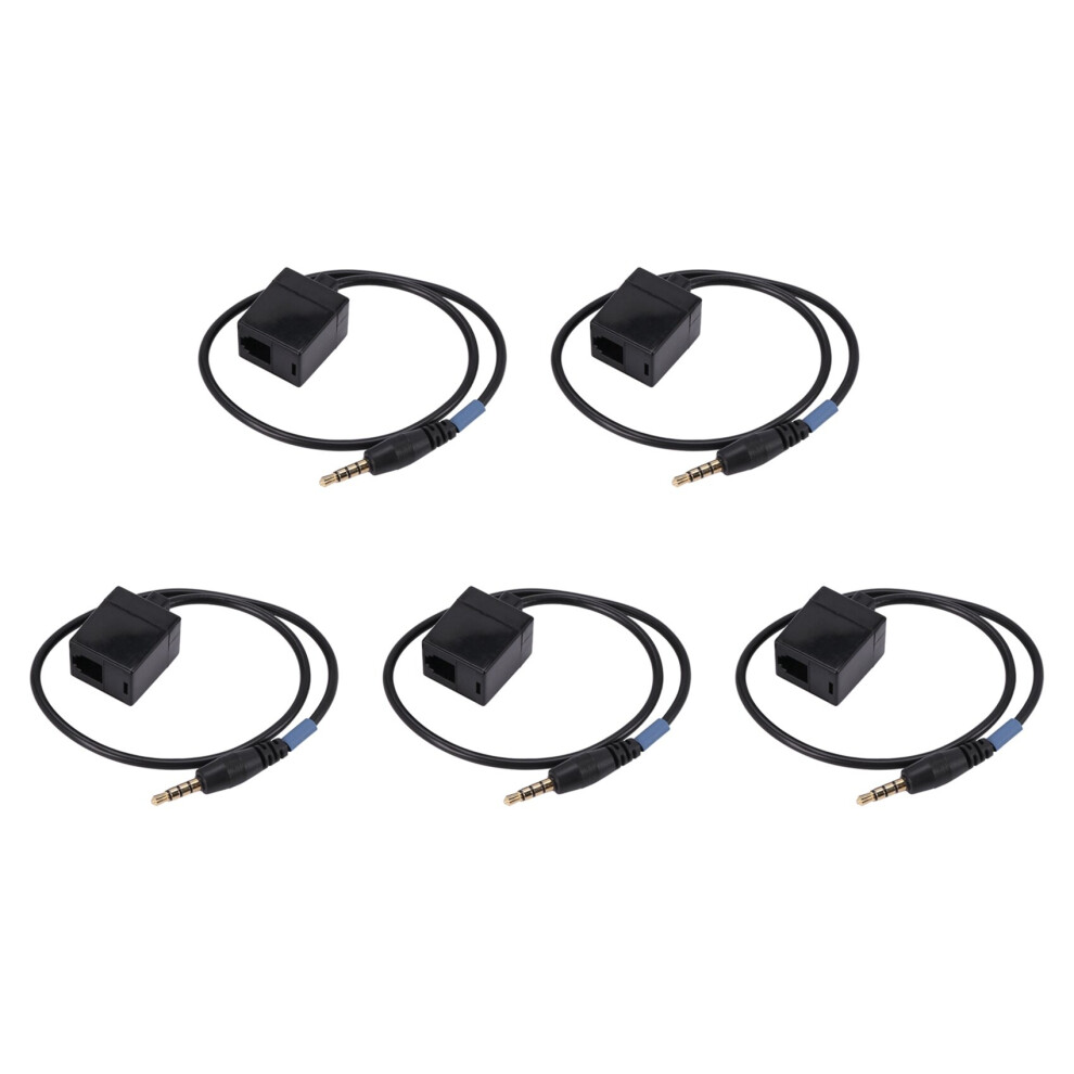 5X 3.5Mm Male To Rj9 4P4c Female Adapter Converter Extension Cable Wire For Telephone Adapter Cable 4762103386806
