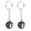 10X Billiard Ball Key Chain Key Ring Happy No. 8 2