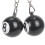 10X Billiard Ball Key Chain Key Ring Happy No. 8 8