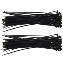 Cable Tie Wraps / Zip Ties Colour:Black Size:140 mm x 2.5 mm 100Pcs