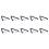 10X Replacement RJ9 4P4C Plug Coiled Stretchy Telephone Handsets Cable Line Black 1