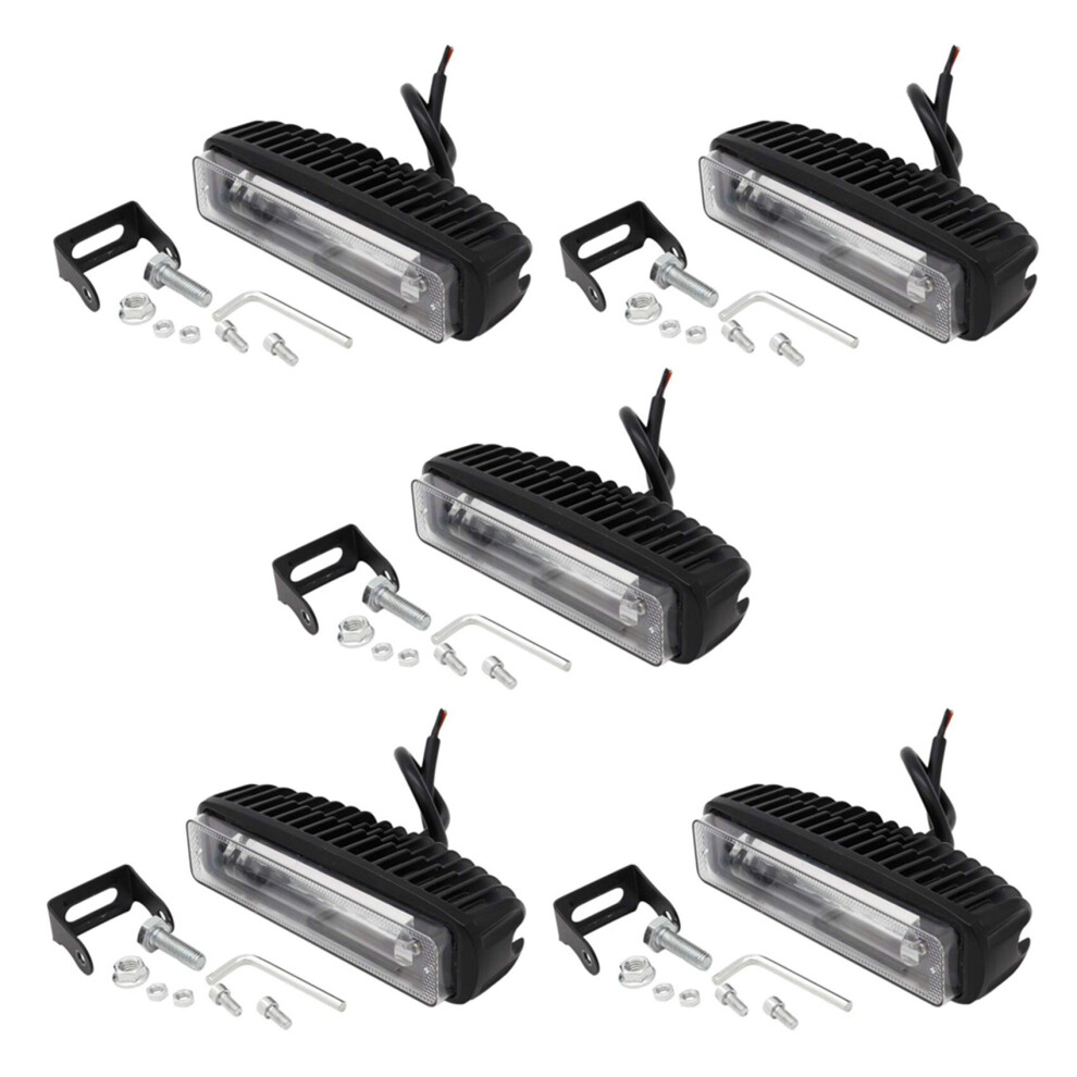 4 Inch 30W Led Forklift Truck Car Warning Lamp Safety Working Bar Warehouse Danger Area (5Pcs) Light 4762365749845