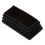 Plastic Rectangle Tube Inserts End Blanking Cap 25X50mm 40 Pcs Black 2