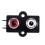 10Pcs PCB Mount 2 Position Stereo Audio Video Jack RCA Female Connector 3