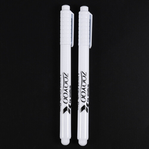 4PC Liquid Chalk Pen Marker for Glass Windows Chalkboard Blackboard White 2