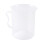 4X Messbecher 250ML Messbecher klar weiß Kunststoffbecher 2