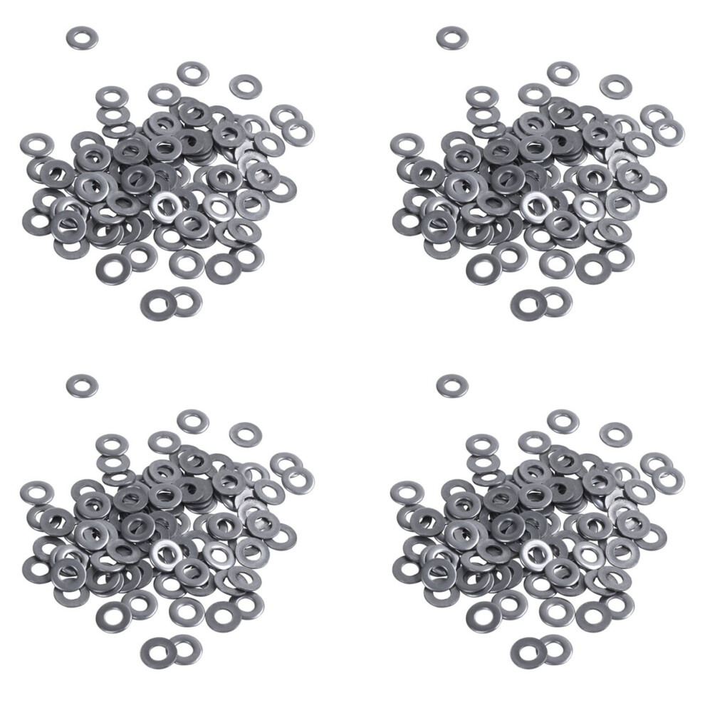 400Pcs M3 3 Mm Metric 304 Stainless Steel Flat Washer 4762103354591