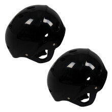 2X Safety Protector Helmet 11 Breathing Holes for Kayak Canoe Surf Paddleboard - Black