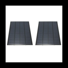 2X High Quality 18V 2.5W Polycrystalline Stored Solar Panel Module System Solar Cells Charger 19.4X12X0.3cm