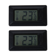 2X LCD Display Digital Car Indoor Temperature Thermometer