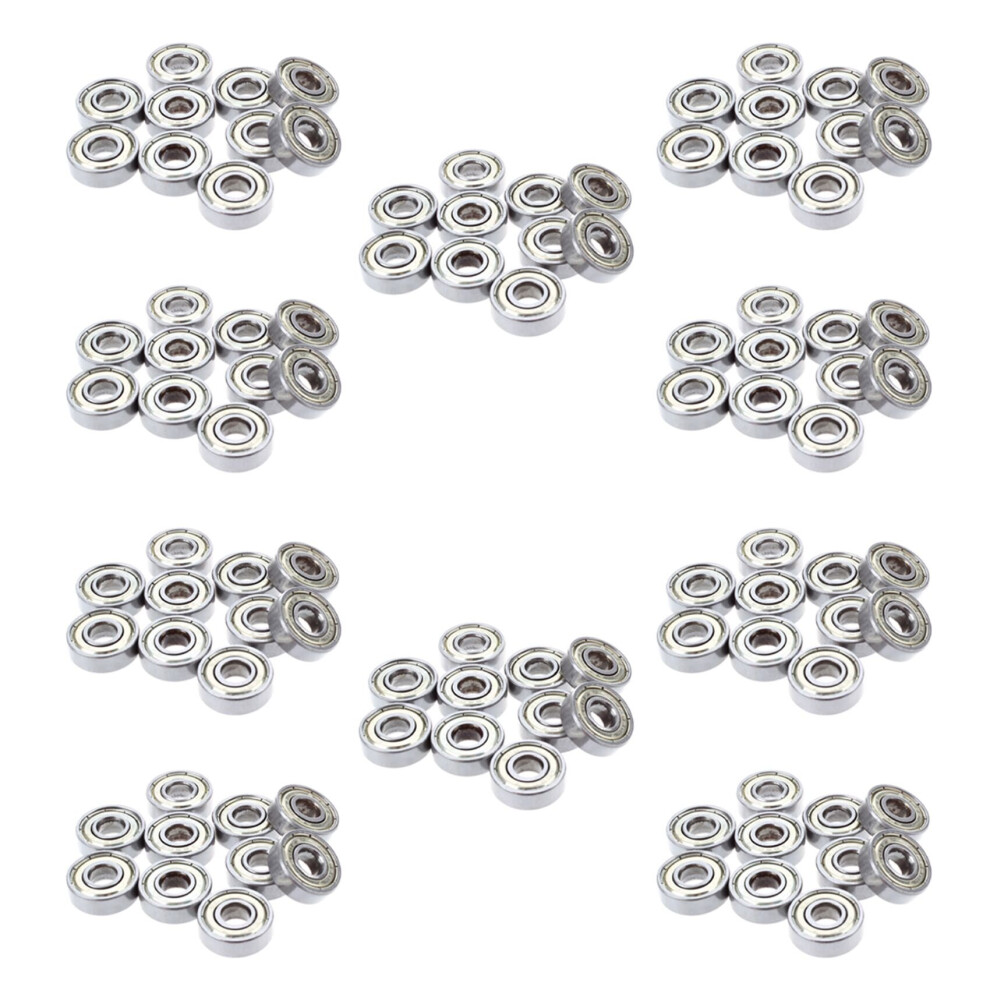 100 Pcs. Miniature Deep Groove 608 Zz 8 X 22 X 7Mm Bearing Steel 4764036936561