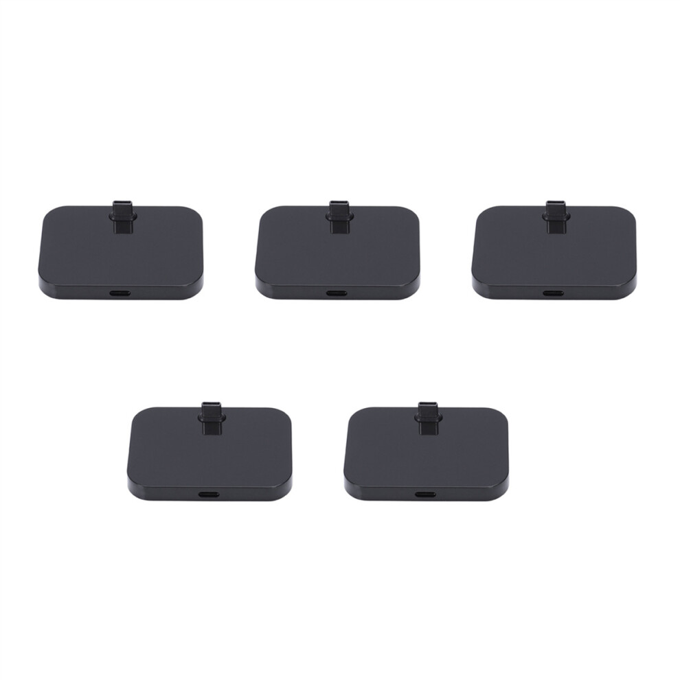 5X Mobile Phone Desktop Type-C Charger Stand Holder Cellphone Usb-C Charging Docking Station Black 4762103314007