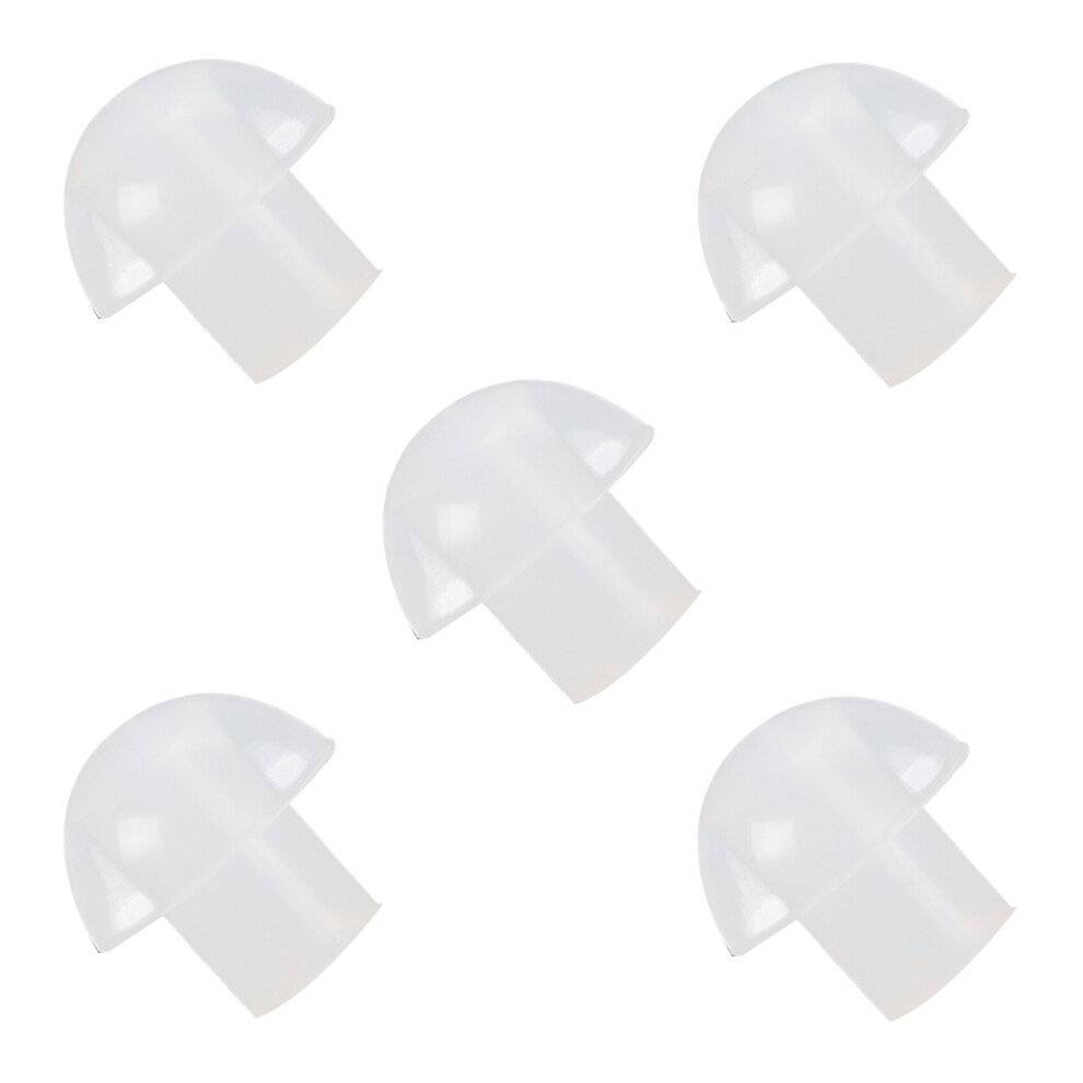 100Pcs Silicone In-Ear Earbuds Mushroom Eartip Ear Bud for Radio Earpiece Headset