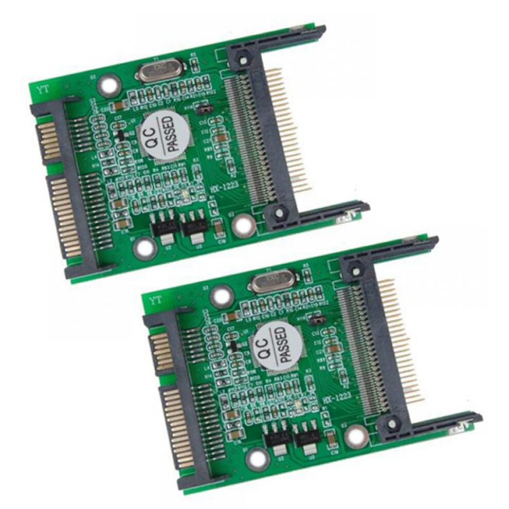 2X Compact Flash Cf To Serial Sata Adapter Converter 4764036924278