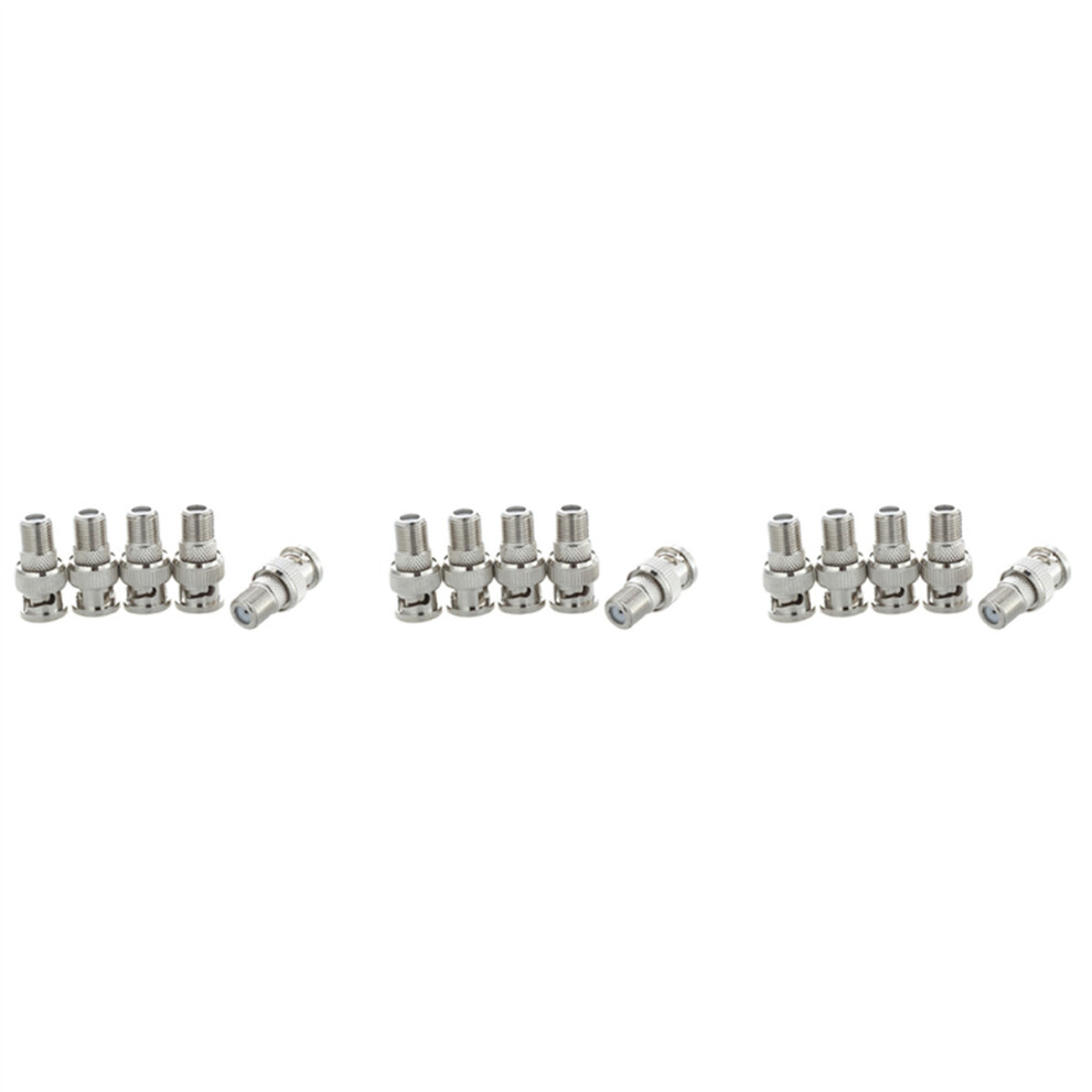 30Pcs Bnc Male Plug To F Female Adapter Coax Connector Coupler Cctv Camera 4764036925985
