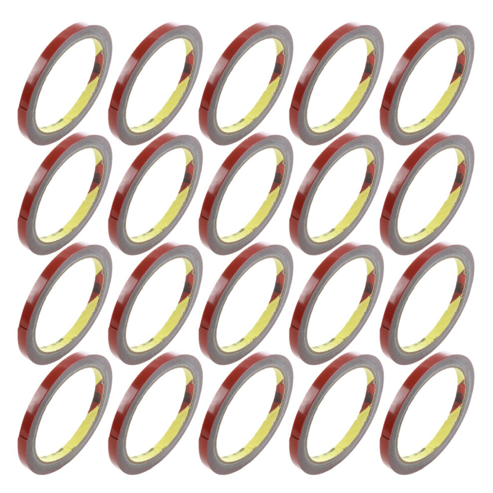 20X Strong Permanent Double Sided Super Sticky Foam Tape Roll For Vehicle Car, Red 8Mm X 4762103342833