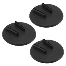 3X Motorcycle Kickstand Pad Kick Stand Coaster for Touring Sportster