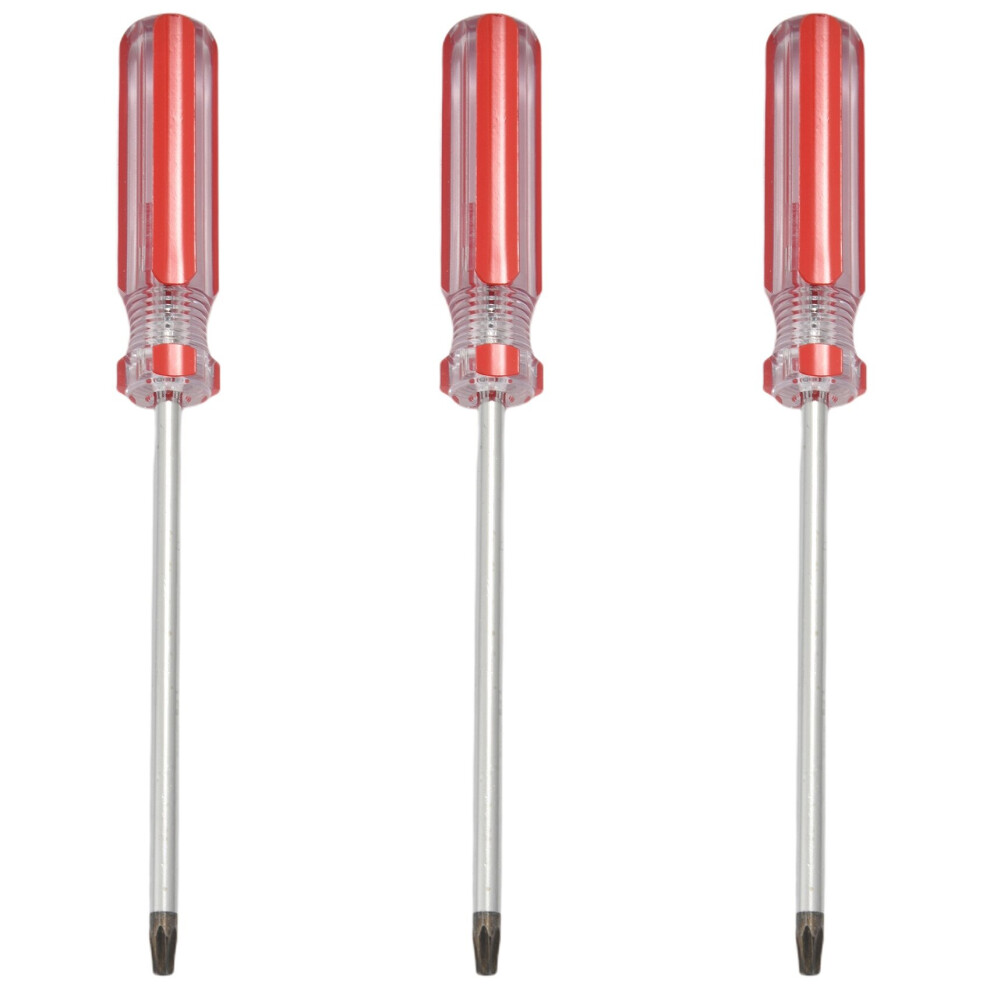 3X Plastic Handle T20 Security Torx Screwdriver Hand Tools 4762103331684