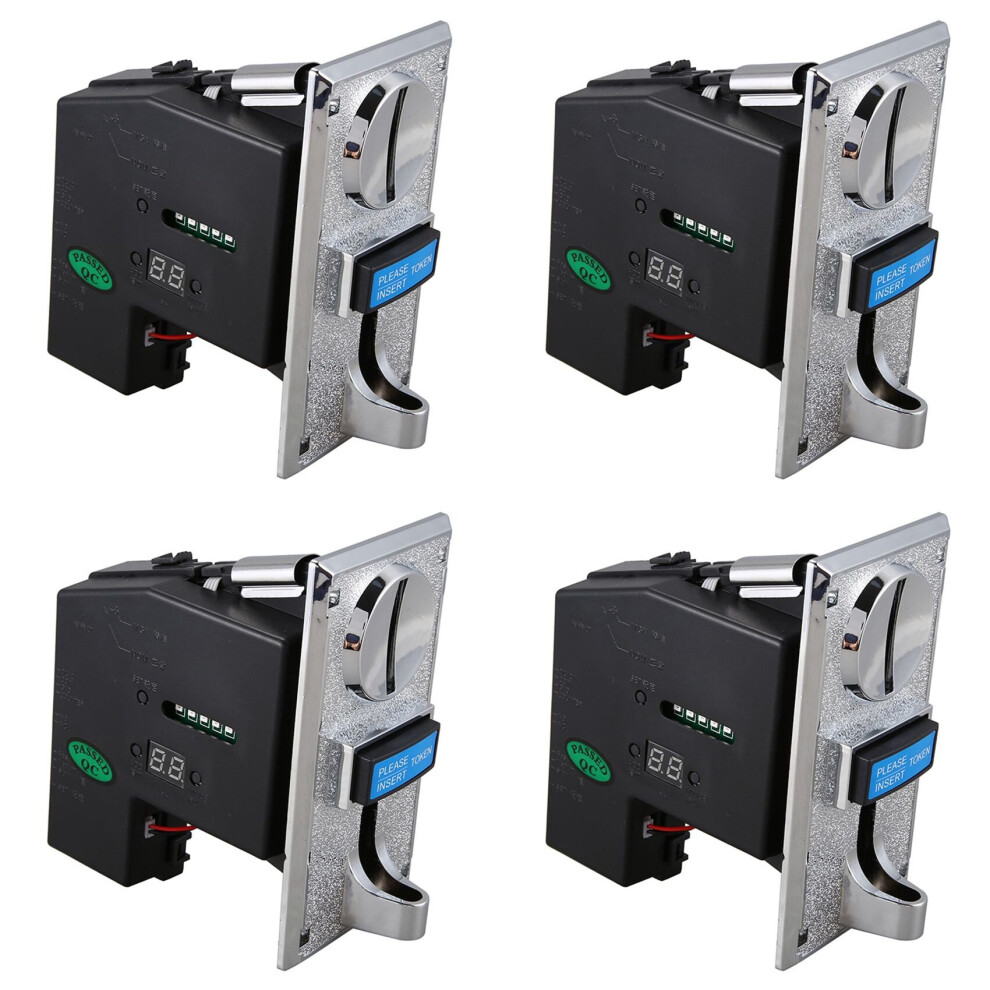 4X Multi Coin Acceptor Selector For Mechanism Vending Machine Mech Arcade Game 4762103326093