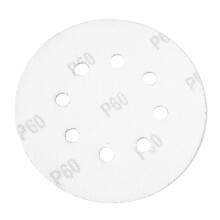 100Pcs 5 Inch 125mm Round Sandpaper Eight Hole Disk Sand Sheets Grit 40/60/80/120/240 Hook and Loop Sanding Disc Polish