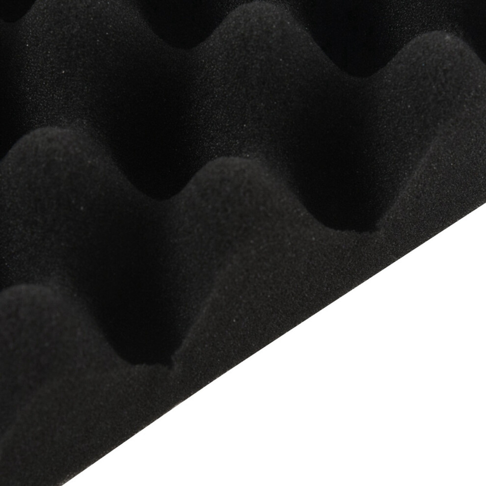 8Pcs 25X25x5cm Sound Insulation Foam Egg Studio Acoustic Foam Sound Insulation Treatment Egg Profile Wedge 4762103375817