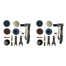 2X 1/4 Inch Air Angle Die Grinder Pneumatic Grinding Machine Cut Off Polisher Mill Engraving Tools Set