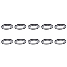 10X Camera Lens Filter Ring 49mm-77mm Adapter Black