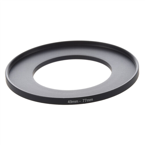 10X Camera Lens Filter Ring 49mm-77mm Adapter Black 1