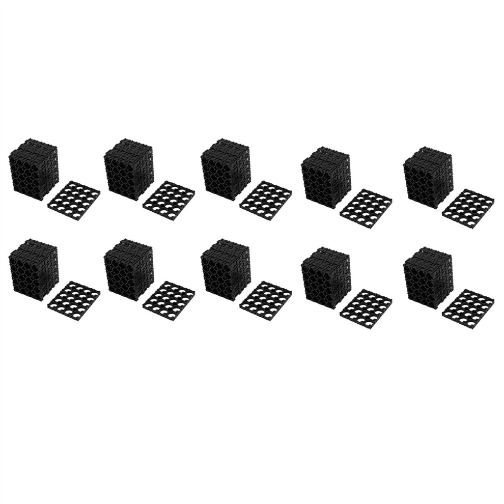 Tlily 100Pc 4X5 Cell Spacer Radiating Shell Plastic Holder Bracket 18.4Mm