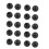 20 Pieces 32mm High 35mm M10 Threaded Plastic Ball Knob Ball Handle 1