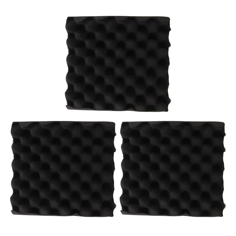 4X 25X25x5cm Sound Insulation Foam Egg Studio Acoustic Foam Sound Insulation Treatment Egg Profile Wedge 4762103375787