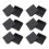 80mm x 80mm Square Plastic Caps Pipe Tube Inserts End Plug 12 Pieces 1