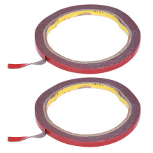 2X Strong Permanent Double Sided Super Sticky Foam Tape Roll For Vehicle Car, Red 6MM x