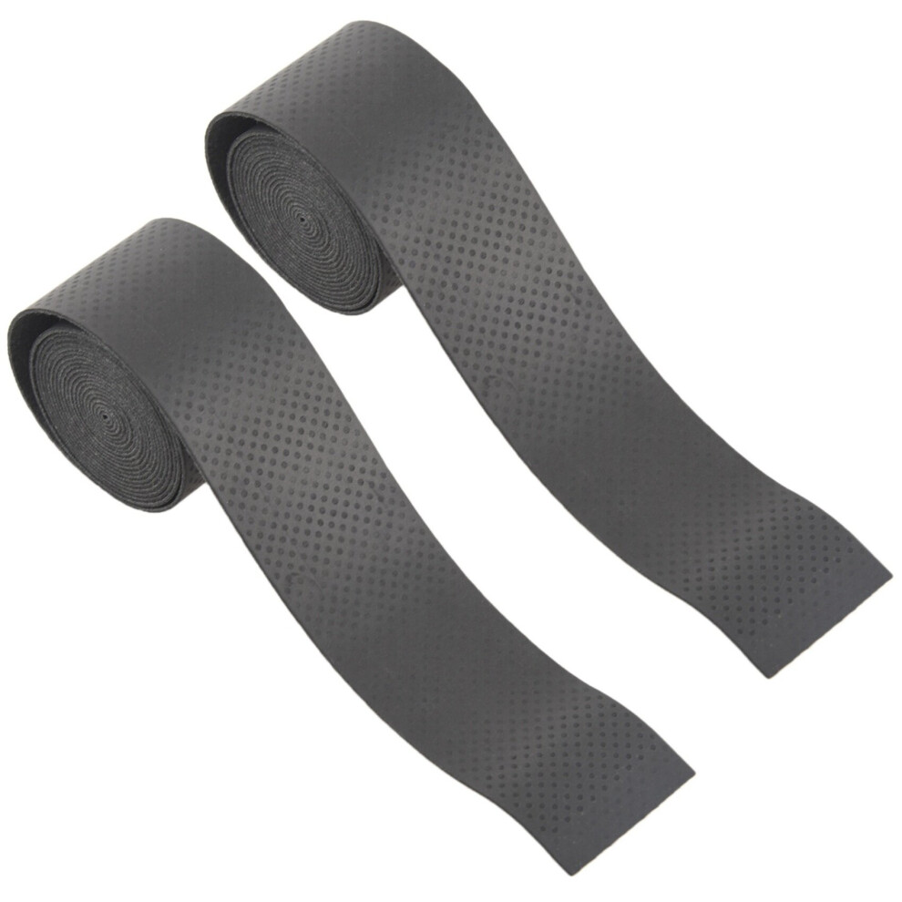 Tlily 2X Badminton Tennis Racket Handle Over Grip Wrap Sweat Band Black