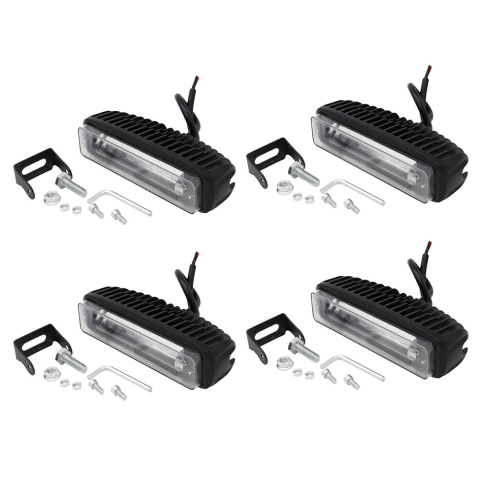 4 Inch 30W Led Forklift Truck Car Warning Lamp Safety Working Bar Warehouse Danger Area ,(4Pcs) Light 4762365749852