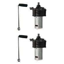 2X 24V Generator Miniature Hand Crank Emergency Wind Turbine Generator Motor