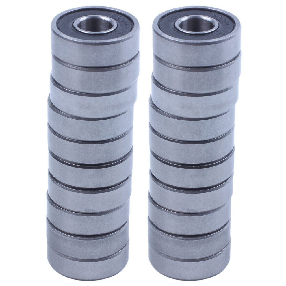 20Pcs 6000Rs Shielded Deep Groove 10Mmx26mmx8mm 4762103360356