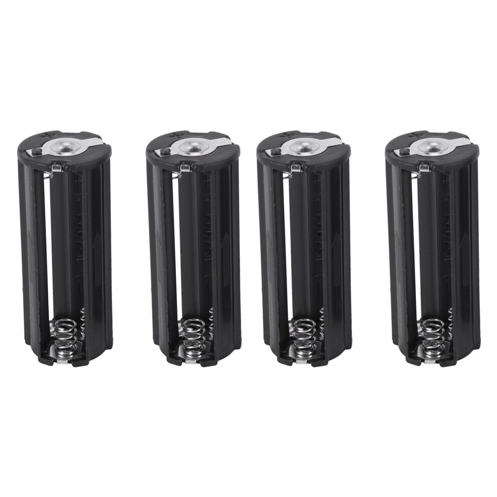 4Pcs Battery Holder For 3 X 1.5V Aaa Batteries Flashlight Torch Black 4764036928740