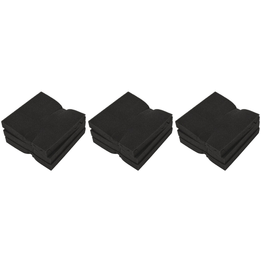 18Pcs 30X30x4cm Soundproofing Acoustic Foam Tiles Noise Sound-Absorbing 4762103372274