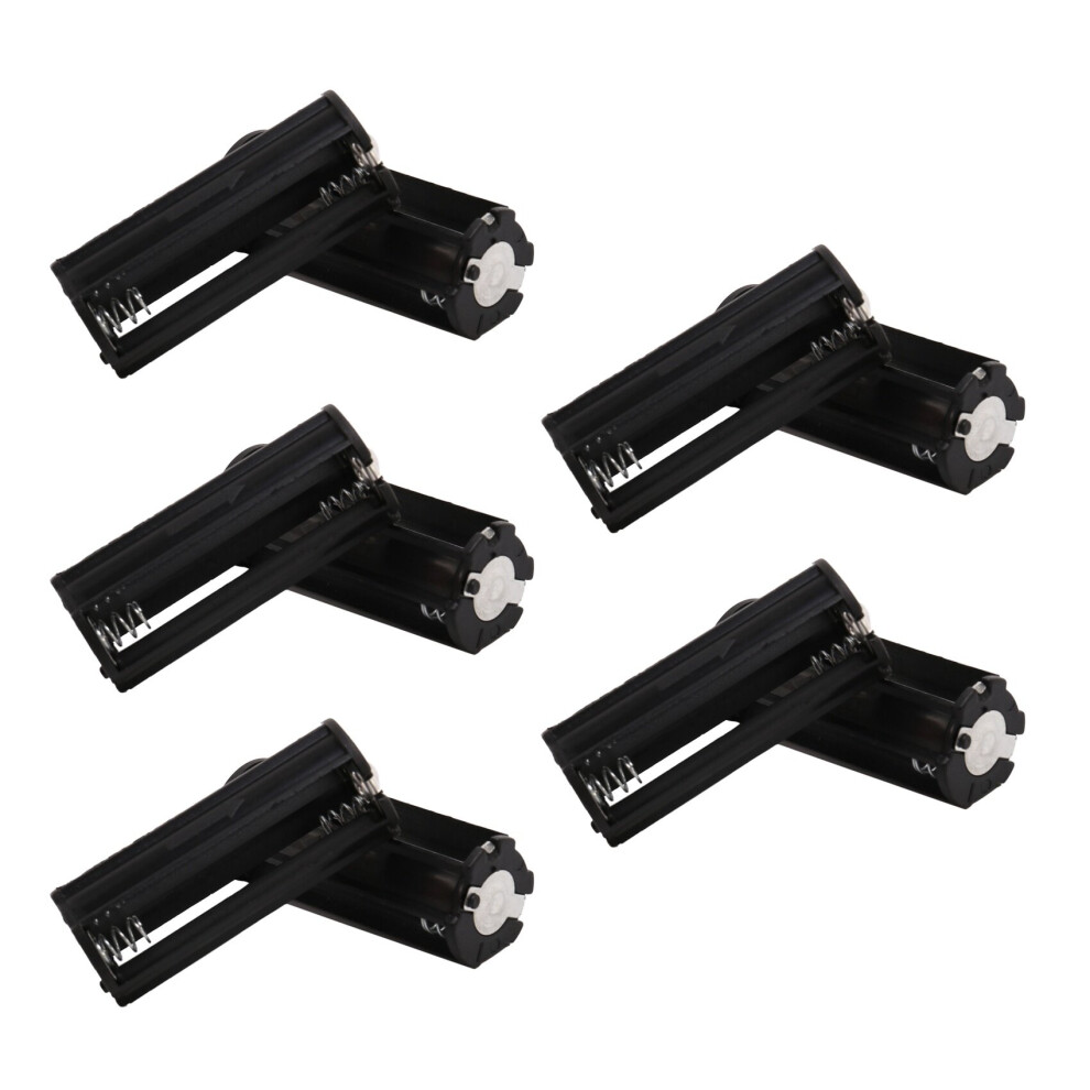 10Pcs Battery Holder For 3 X 1.5V Aaa Batteries Flashlight Torch Black 4764036928726