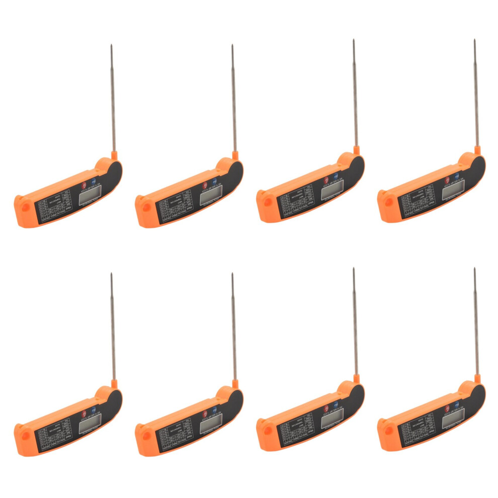 8X Digital Instant Read Meat Thermometer with Highly Accurate Temperature Probe, Electric